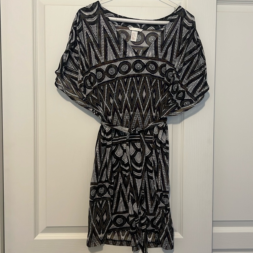 H&M Swimsuit‎ Cover with Tie Waist Size Medium